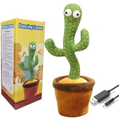 Dancing Cactus Toy – Talkback- parrot learning function - Rechargeable Battery