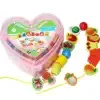 50pcs Fruit String Beads Toy Set for Toddlers