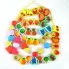 50pcs Fruit String Beads Toy Set for Toddlers