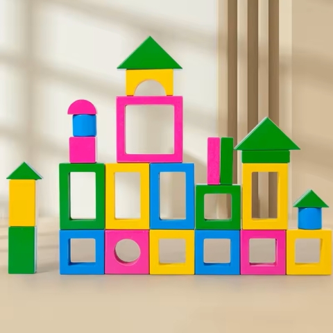 Colorful Hollow Building Blocks Set for Toddlers