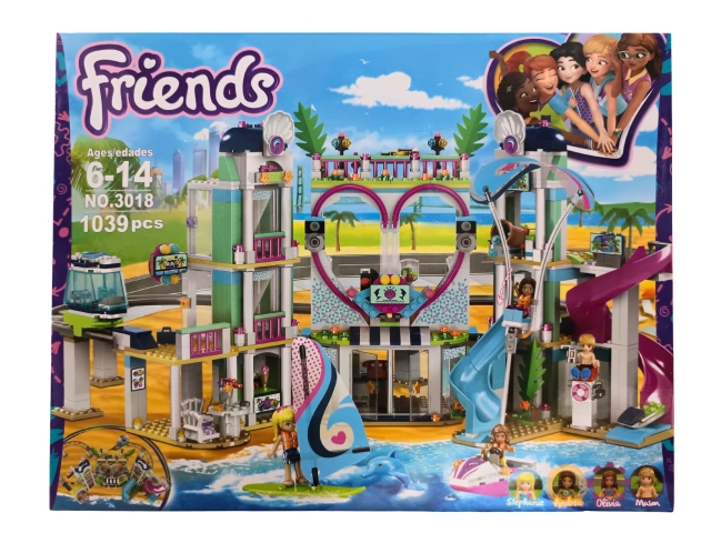 Friends Beachside Resort Building Blocks Set
