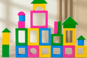 Colorful Hollow Building Blocks Set for Toddlers