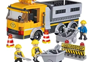 Construction Truck Building Set for Kids