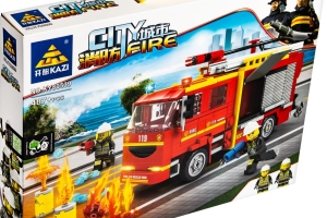 Fire Rescue City Building Blocks Set