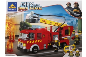 Fire Rescue Truck Building Block Set